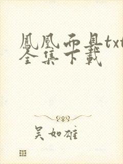 凤凰面具txt全集下载