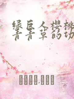 绿巨人樱桃荔枝青青草的功效