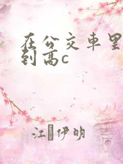 在公交车里c弄到高c