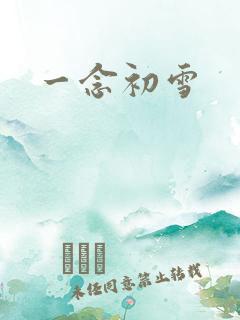 一念初雪