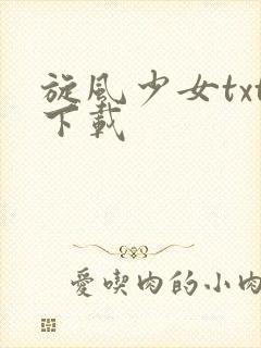 旋风少女txt下载