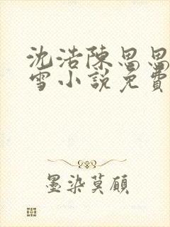 沈浩陈思思秦菲雪小说免费阅读笔下载