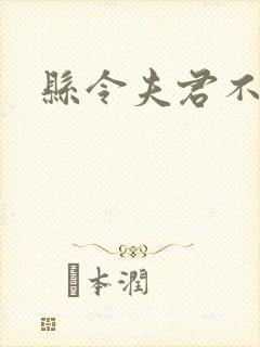 县令夫君不升堂