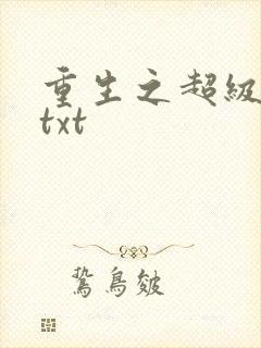 重生之超级公子txt