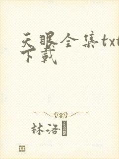 天眼全集txt下载