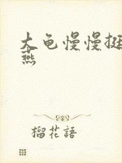 大龟慢慢挺进张燕