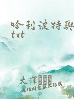 哈利波特与密室txt