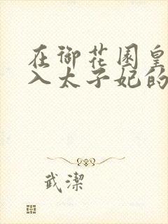 在御花园皇上进入太子妃的小说