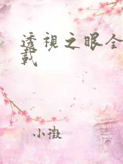 透视之眼全文下载