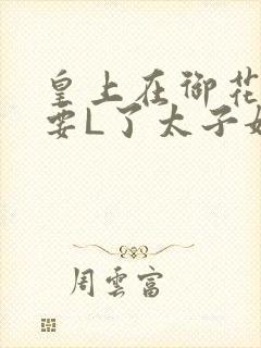 皇上在御花园里要L了太子妃