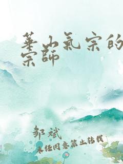 华山气宗的形意宗师