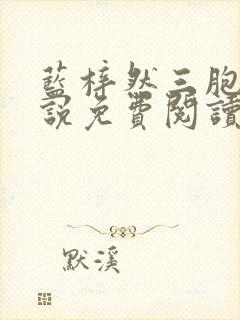 蓝梓然三胞胎小说免费阅读