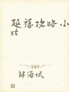 延禧攻略小说txt