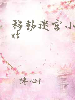 移动迷宫小说txt