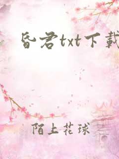 昏君txt下载