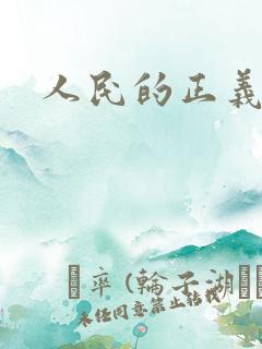 人民的正义小说