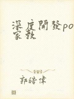 深度开发pop家教