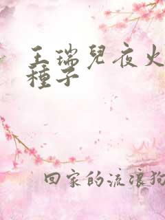王瑞儿夜火全套种子