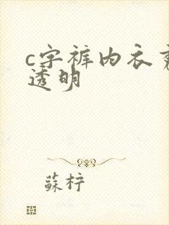 c字裤内衣秀全透明