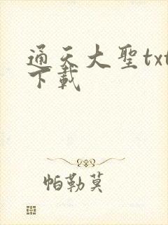 通天大圣txt下载