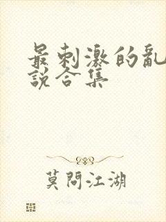 最刺激的乱惀小说合集