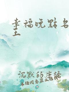 幸福晚点名 大王