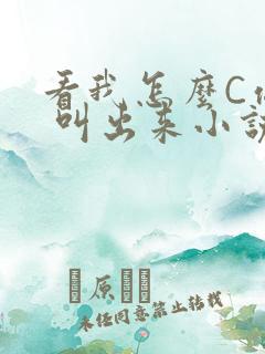 看我怎么C你的 叫出来小说