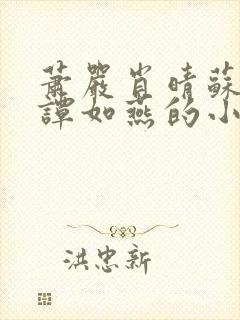 萧严肖晴苏雨溪谭如燕的小说