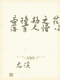 帝后劫之花开花落有人惜 小说