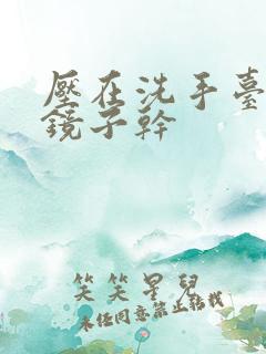 压在洗手台看着镜子干