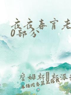 夜夜春宵老扒40部分