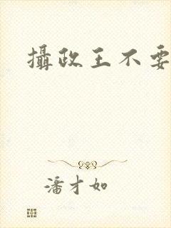 摄政王不要
