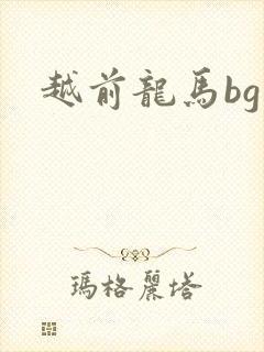 越前龙马bg