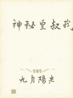 神秘皇叔我要了