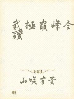 武极巅峰全文阅读