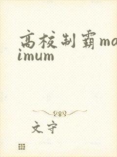 高校制霸maximum