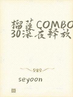 榴莲COMBO30深夜释放自己