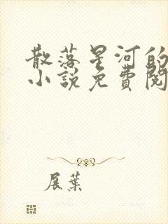 散落星河的记忆小说免费阅读全文