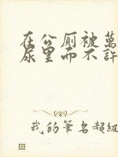 在公厕被万人c尿里面不许漏