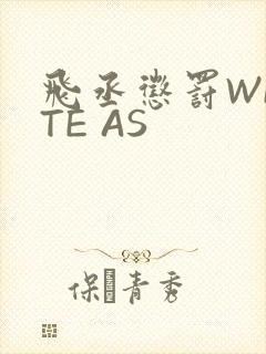 飞丞惩罚WRITE AS