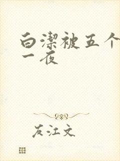 白洁被五个人玩一夜