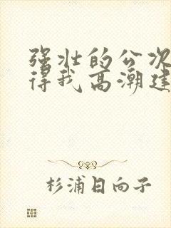 强壮的公次次弄得我高潮建国