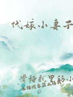 代嫁小妻子