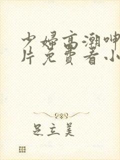 少妇高潮呻吟A片免费看小说