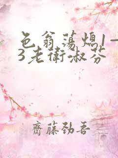 色翁荡熄1—13老卫淑芬