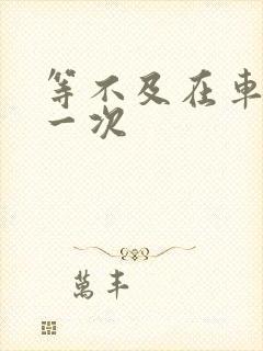 等不及在车里做一次