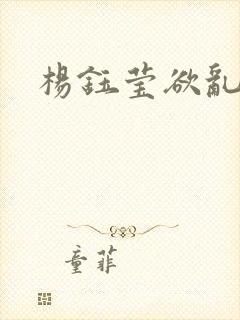 杨钰莹欲乱小说