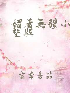 媚者无疆小说完整版