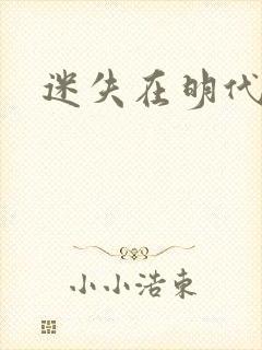 迷失在明代末年