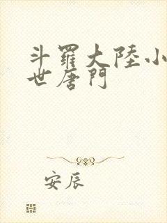 斗罗大陆小说绝世唐门